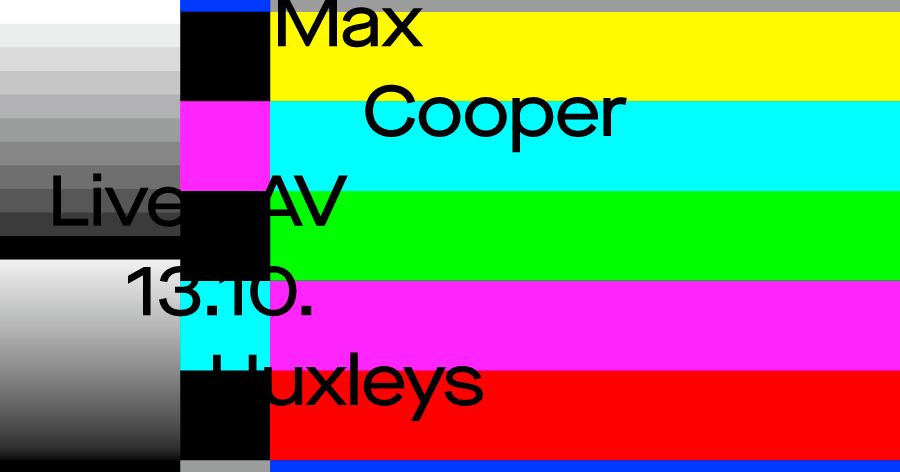 Max Cooper live A\/V at Huxley's - Berlin
