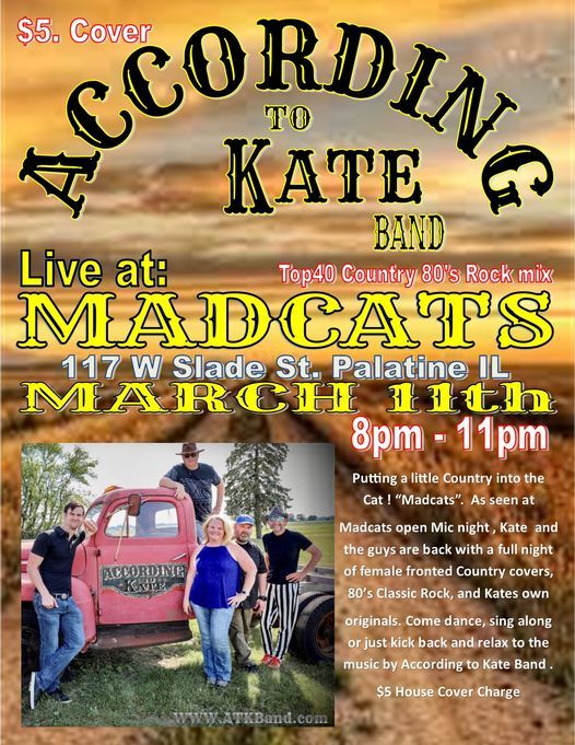 According to Kate Band @ Madcats