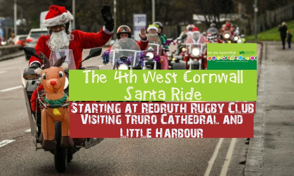 West Cornwall Santa Ride supporting Children's Hospice South West