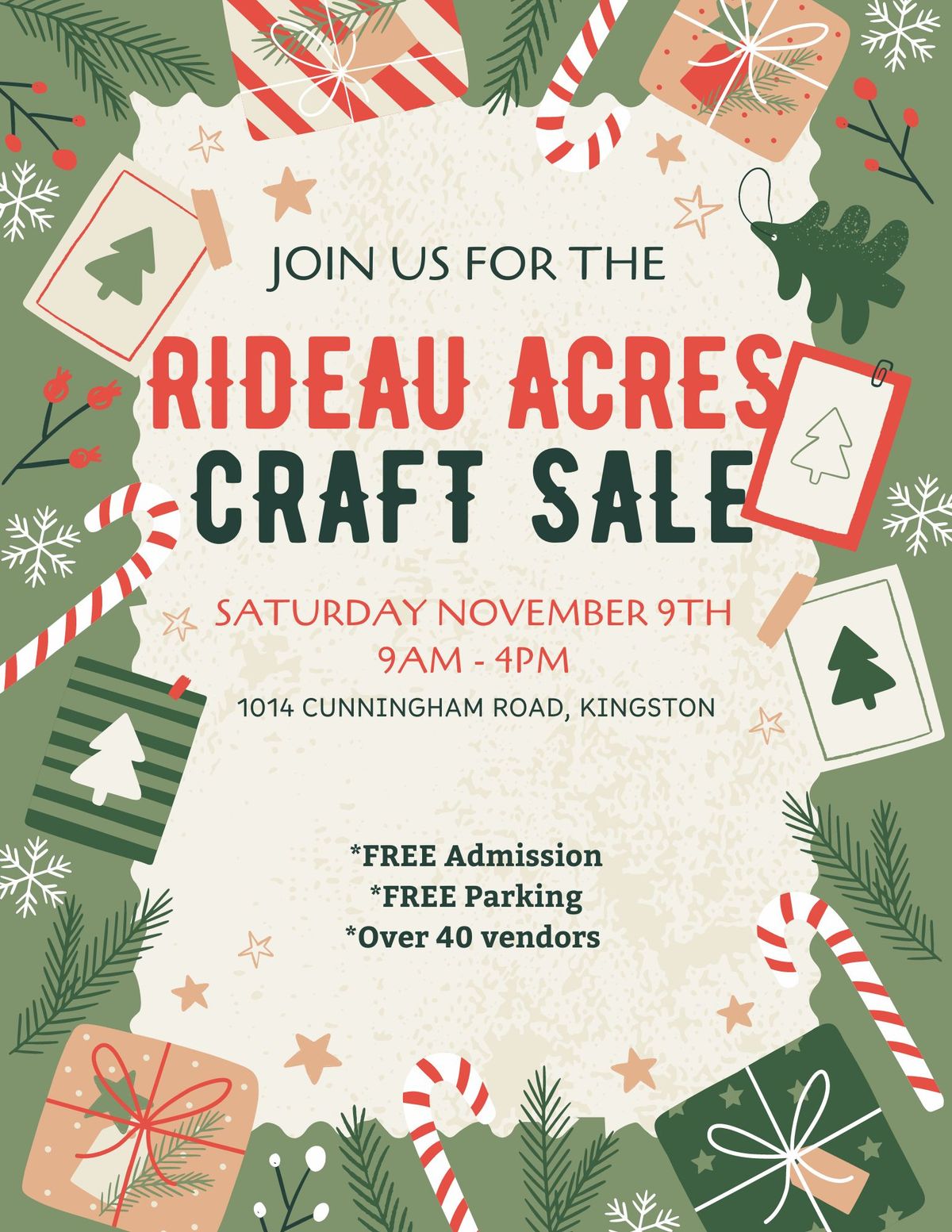 Rideau Acres CRAFT SALE