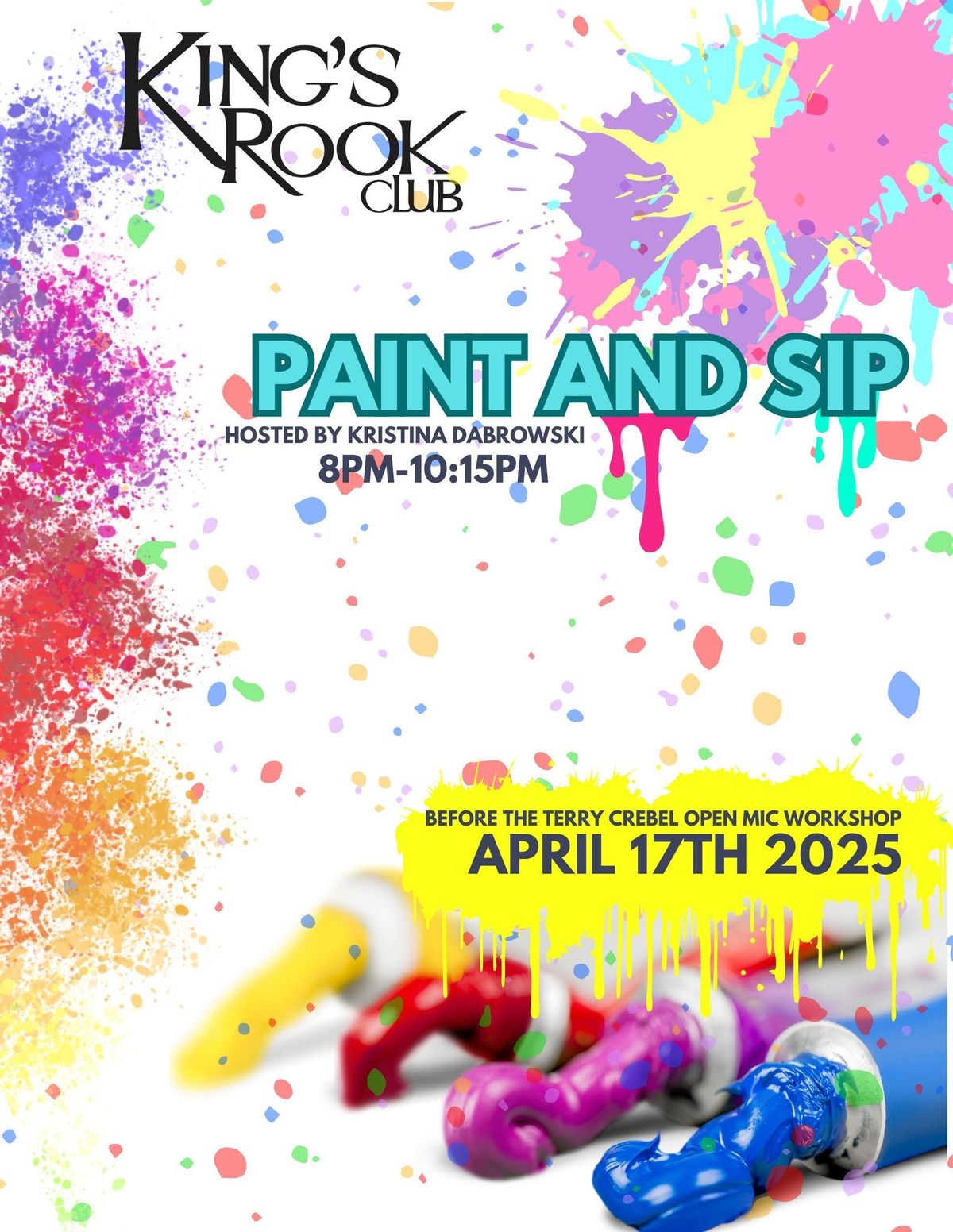 King's Rook Paint and Sip Hosted by Kristina Dabrowski!