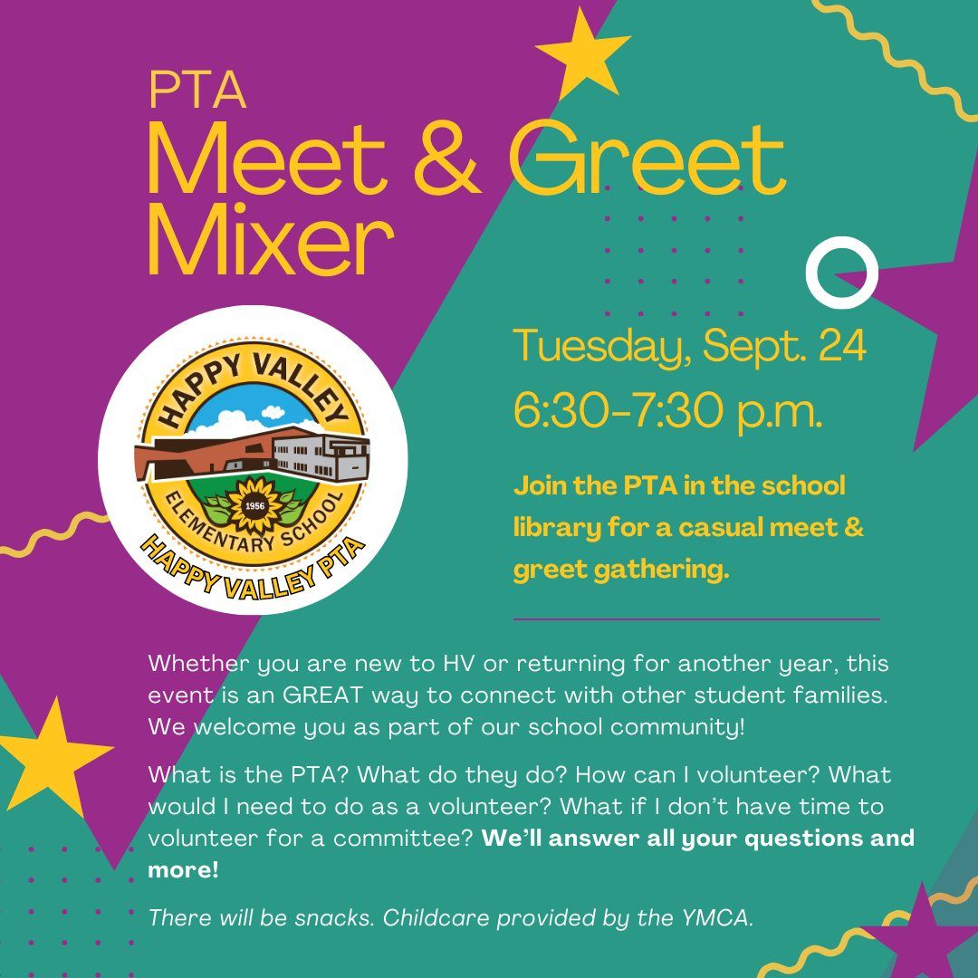 PTA Meet & Greet Mixer