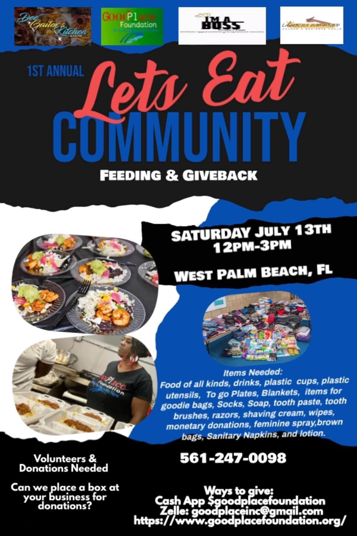 Let\u2019s Eat Community Feeding & Giveback