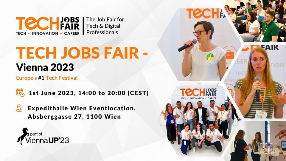 Tech Jobs Fair Vienna 2023, Expedithalle die Eventlocation in Wien