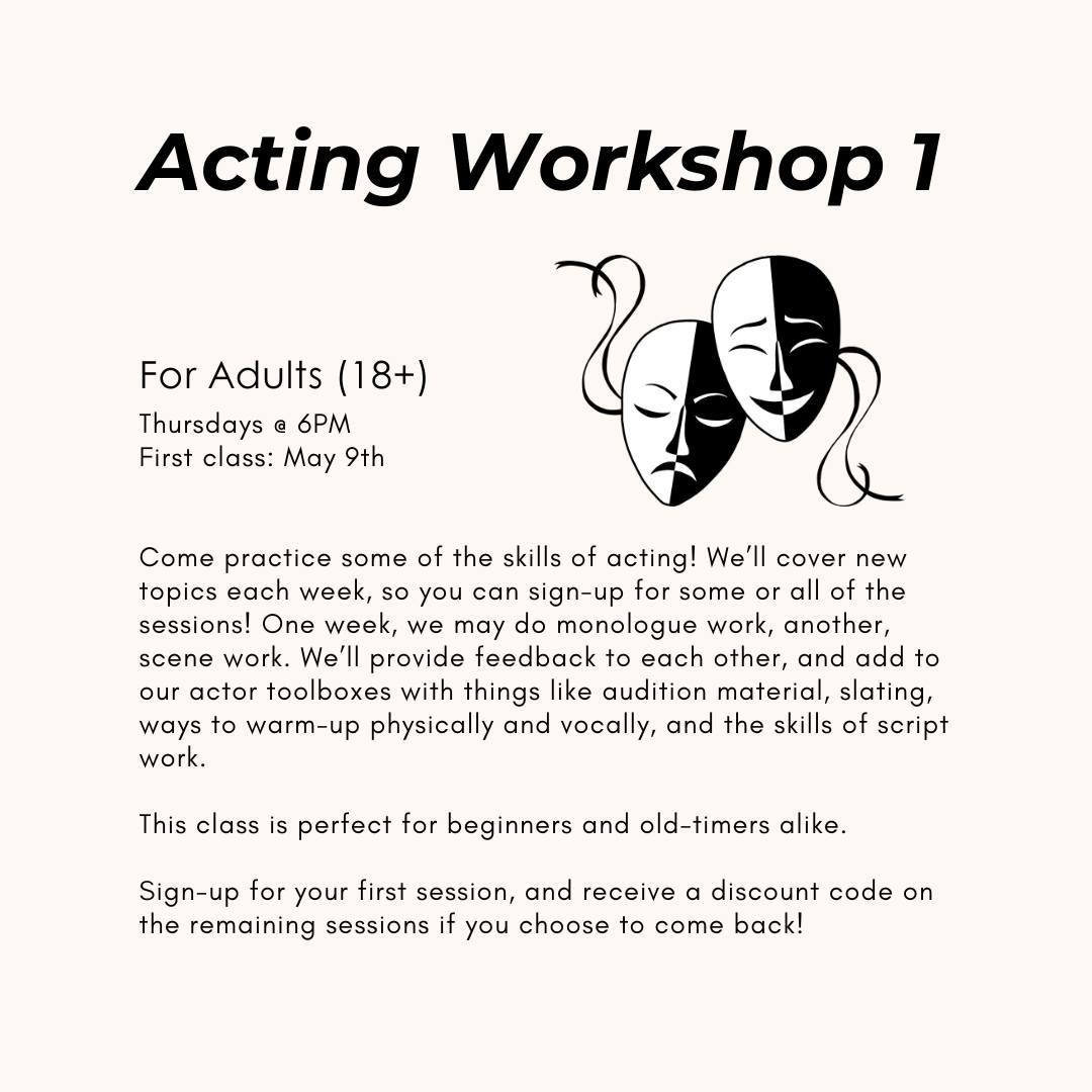 Acting Workshop 1 (for adults)