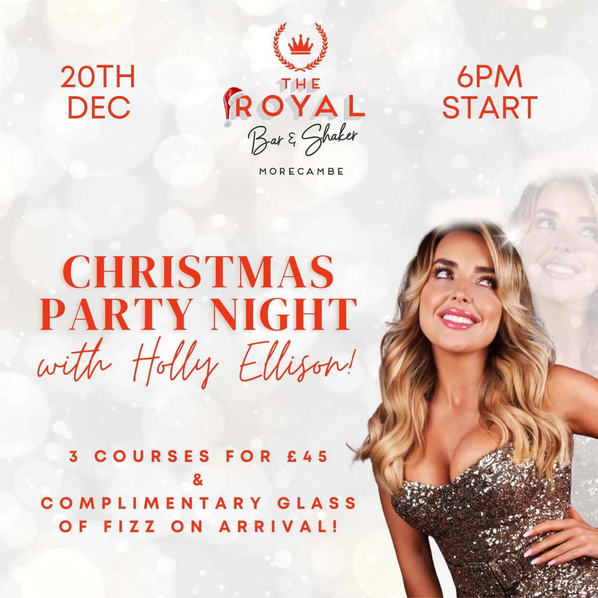 Christmas Party Night with Holly Ellison at The Royal Bar & Shaker \ud83c\udf84\ud83c\udfb6