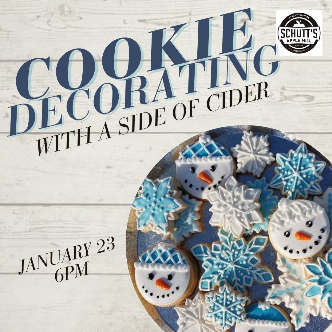 Cookie Decorating with a Side of Cider