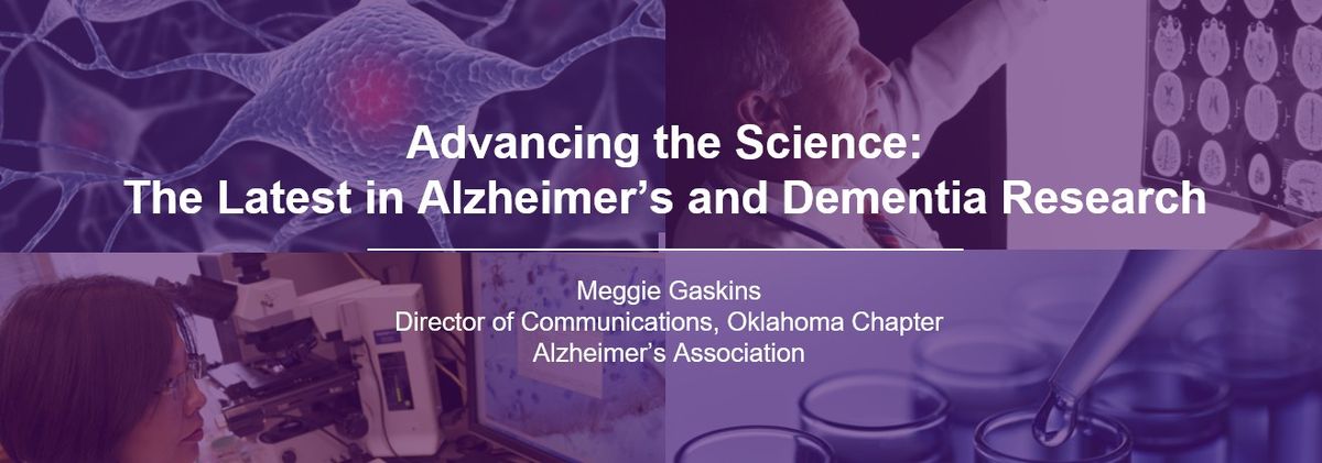 The Latest in Alzheimer's and Dementia Research - Charles Schusterman Jewish Community Center