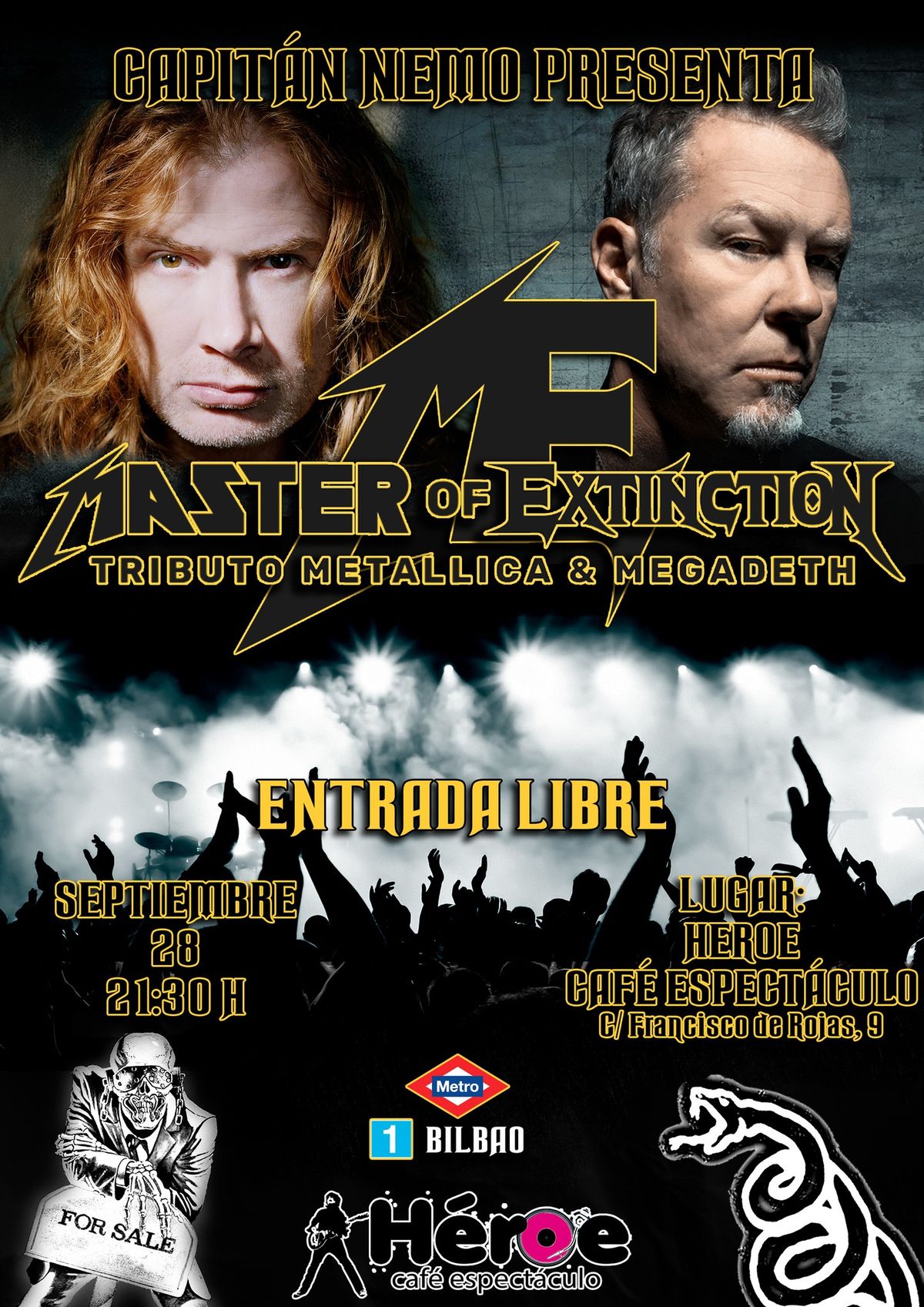 Metallica & Megadeth GRATIS en el centro de Madrid