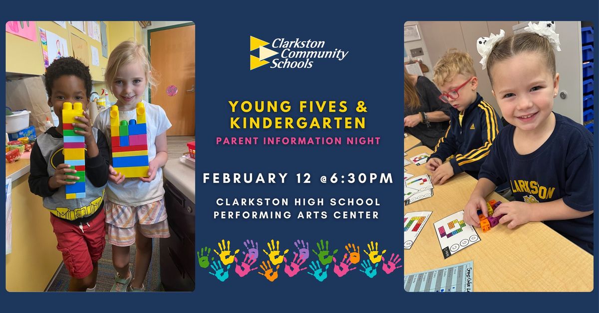 Young Fives & Kindergarten Parent Information Night