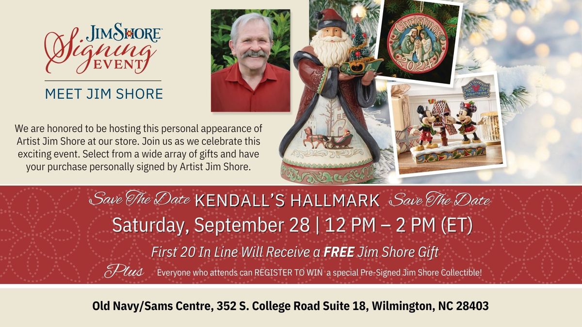 Jim Shore Signing Event at Kendall's Hallmark ~ Wilmington