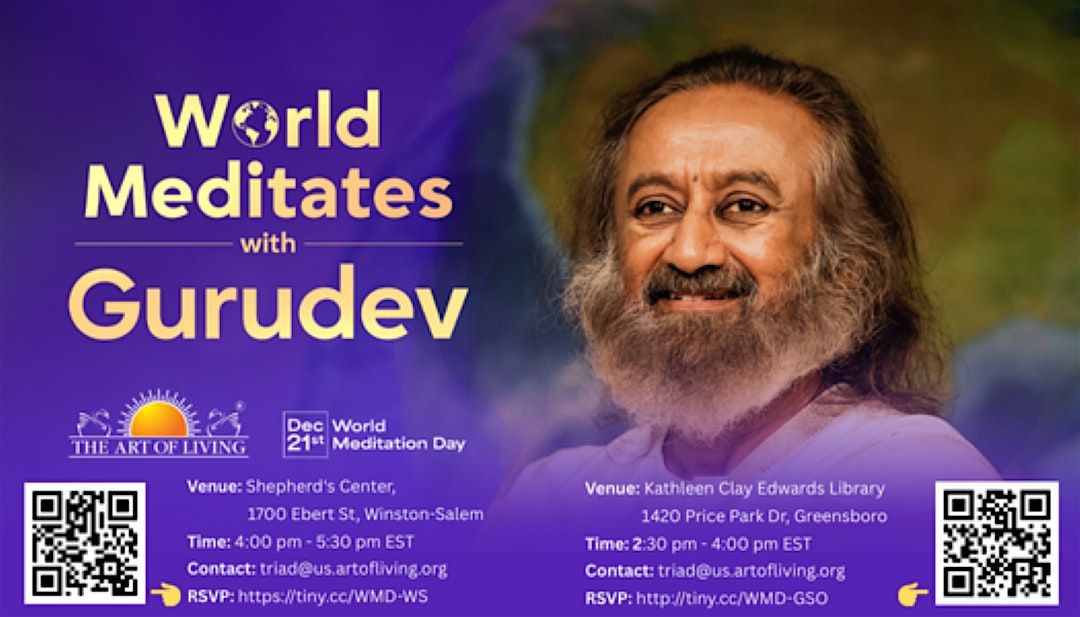World Meditation Day Celebration in Winston Salem
