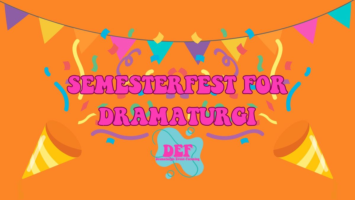 SEMESTERFESTEN FOR\u00c5R 2025