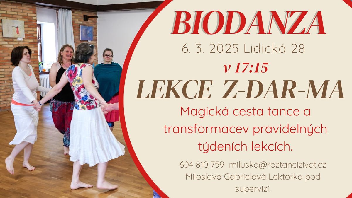 BIODANZA-lekce z-DAR-ma