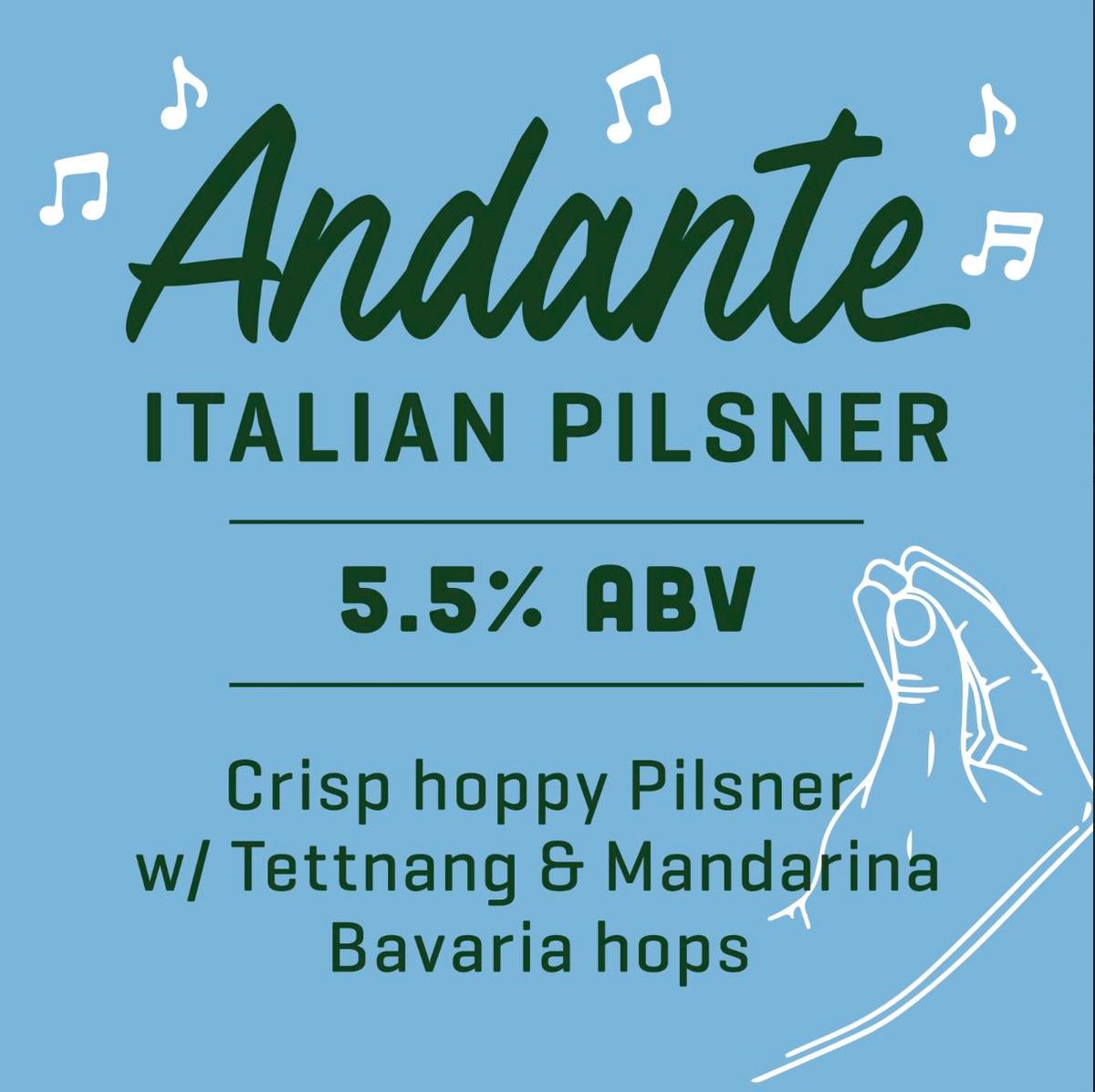 BEER RELEASE - Andante (Italian Pilsner)