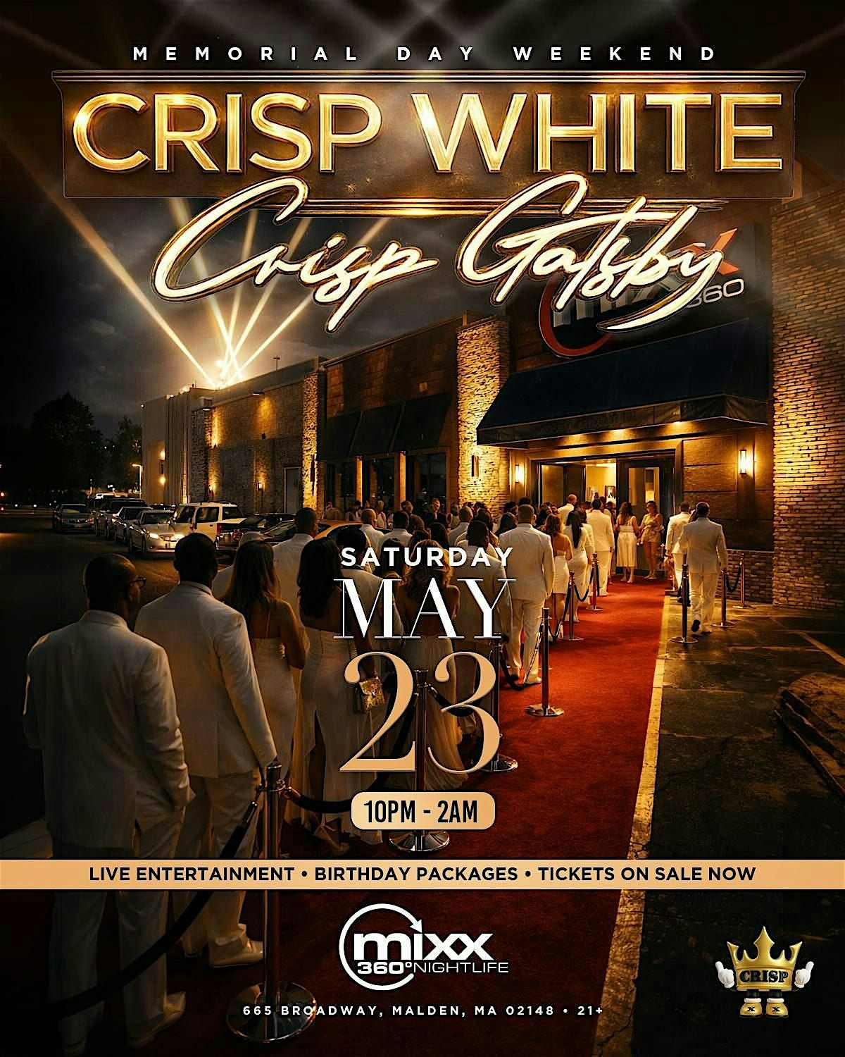 CRISP WHITE: CRISP GATSBY