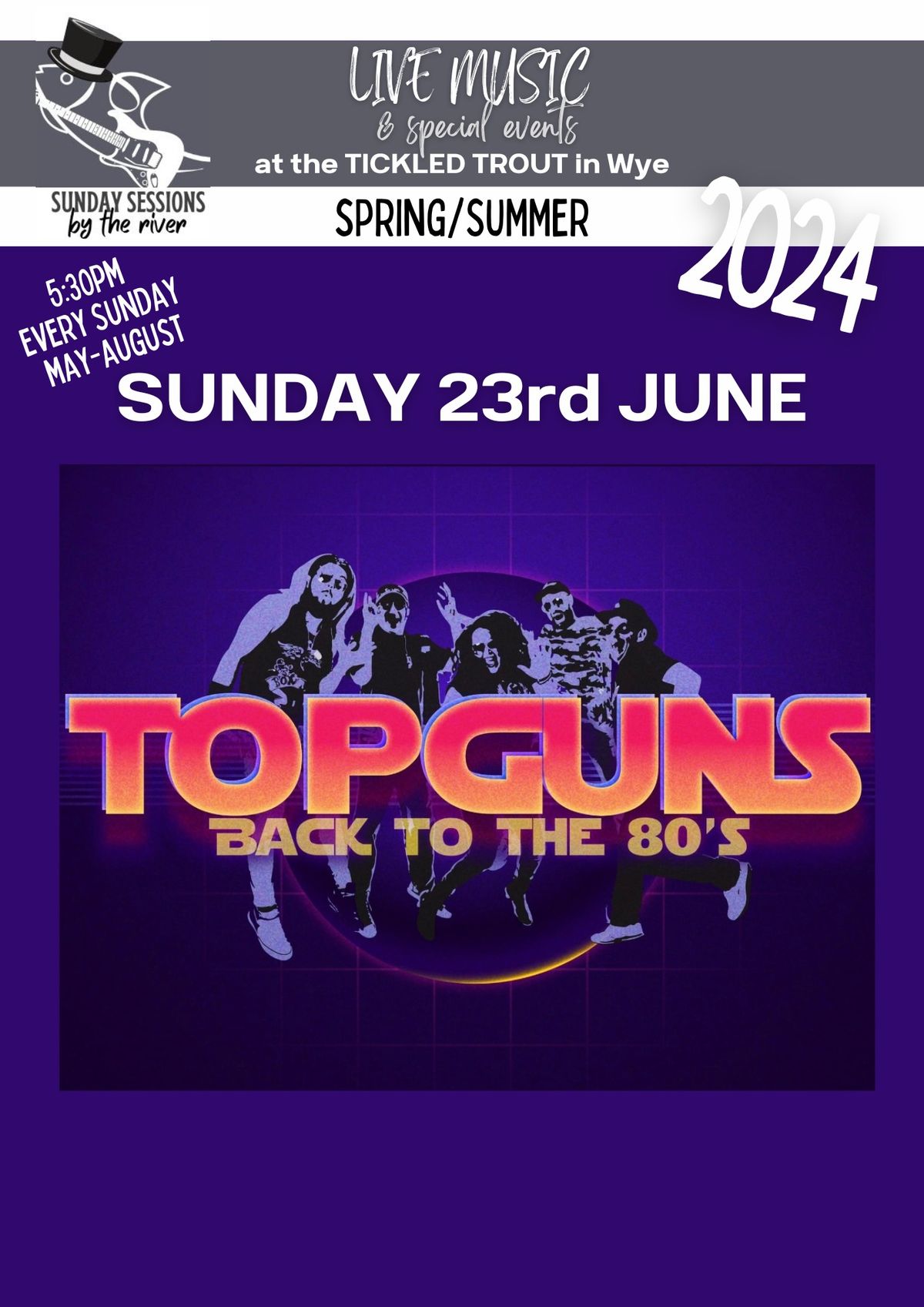 Sunday sessions by the river: Top Guns