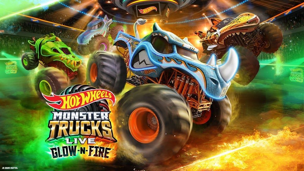 HOT WHEELS MONSTER TRUCKS LIVE \u0099 GLOW-N-FIRE
