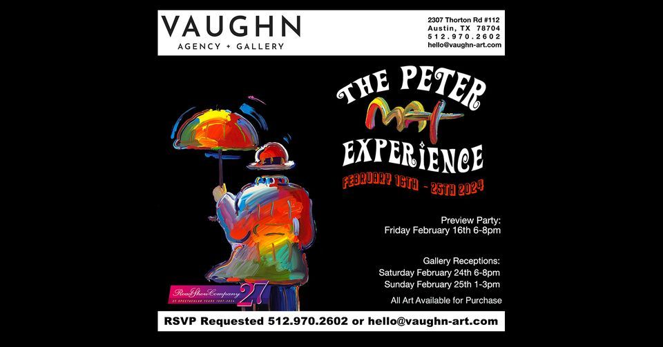 The Peter Max Experience! Presents in Austin