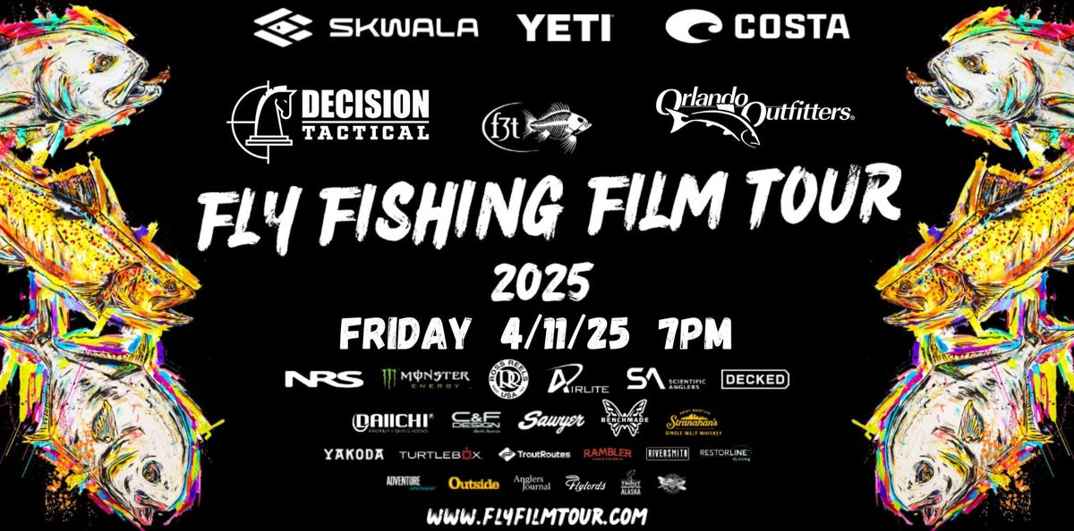 19th Annual Fly Fishing Film Tour (F3T) at Decision Tactical in North Orlando