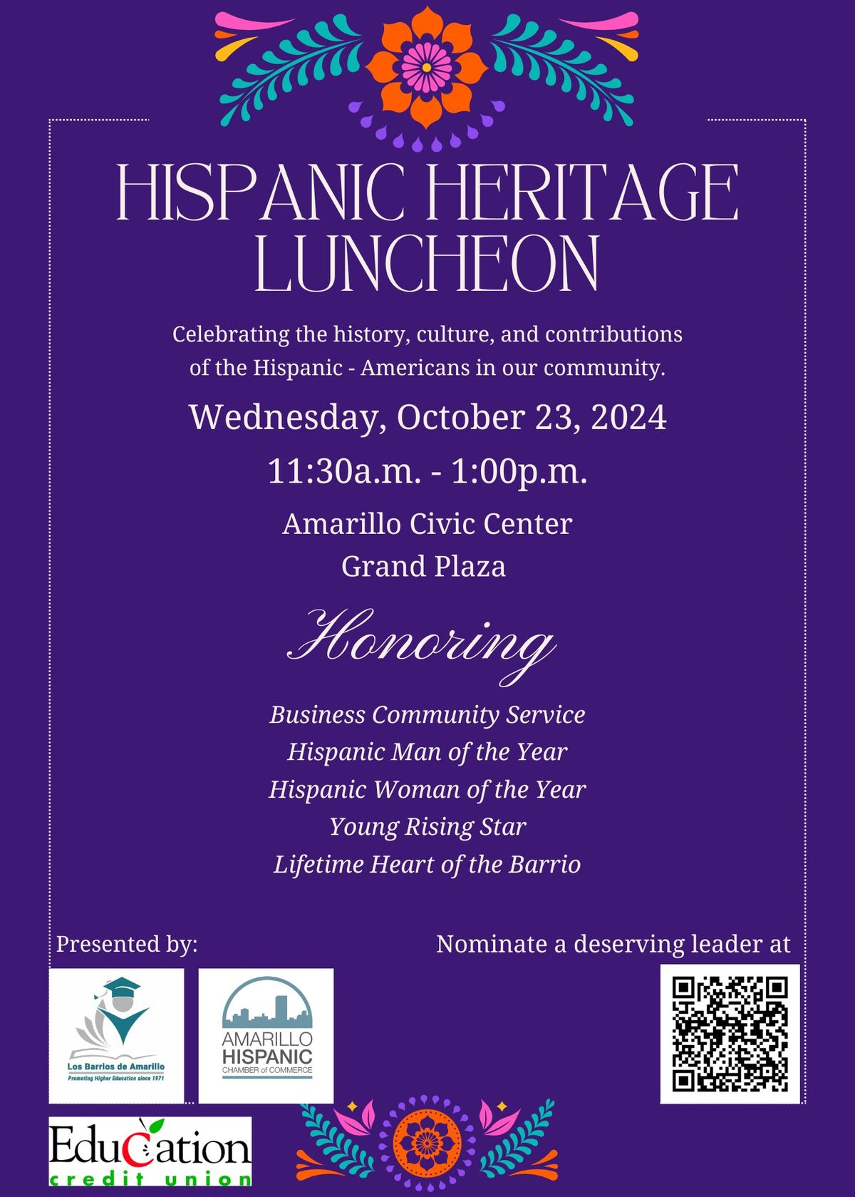 Annual Hispanic Heritage Luncheon