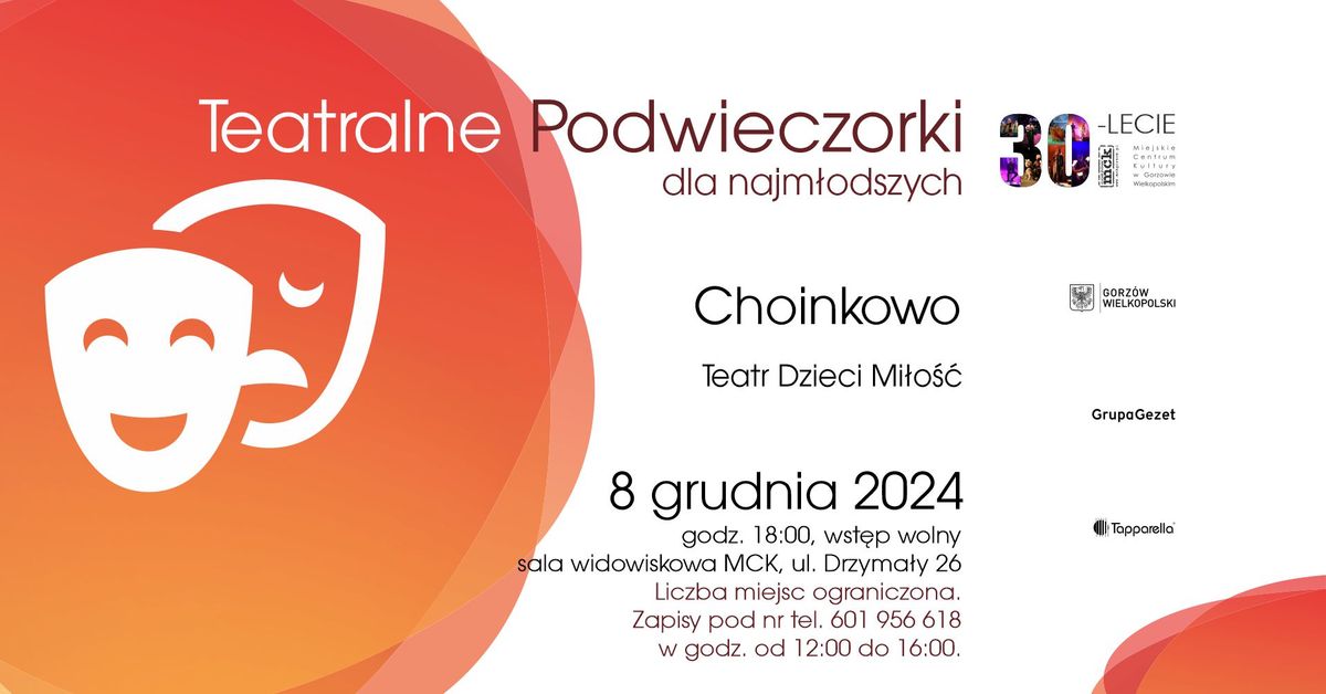 Teatralne Podwieczorki dla najm\u0142odszych - "Choinkowo\u201d