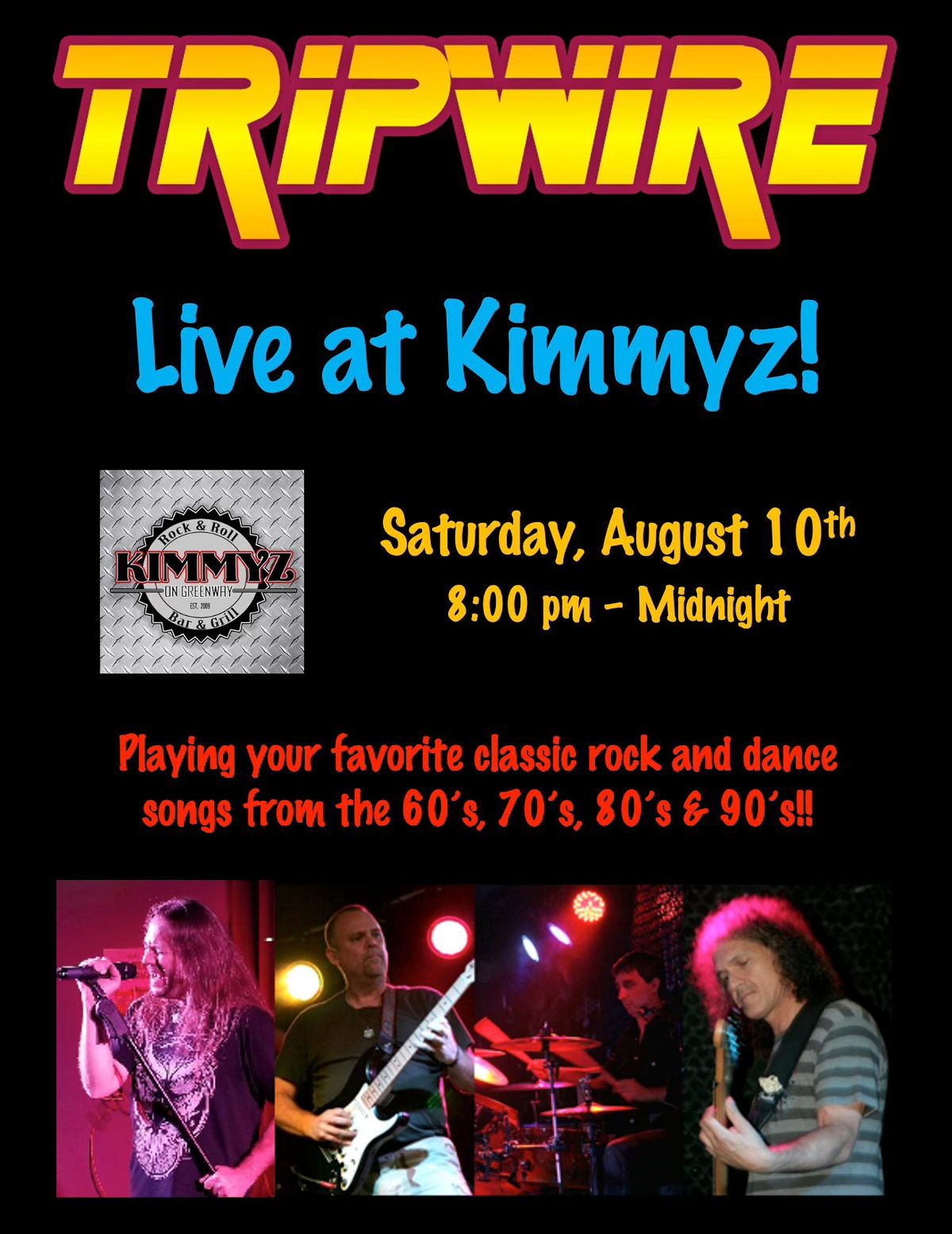 Tripwire Live at Kimmyz!