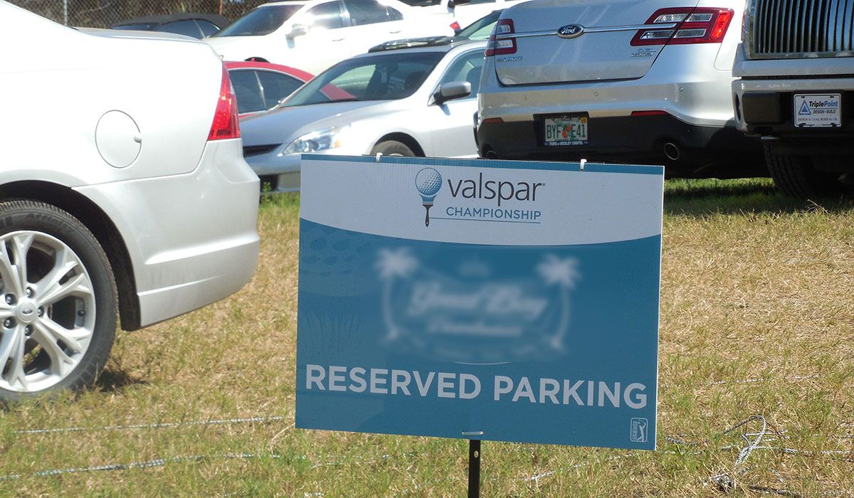 Parking Valspar Championship - Wednesday