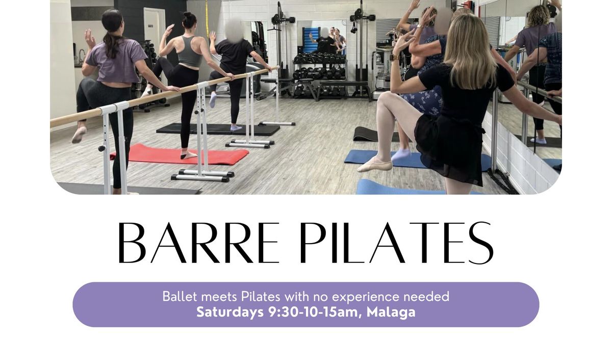 Barre Pilates - Saturdays 9:30-10:15am