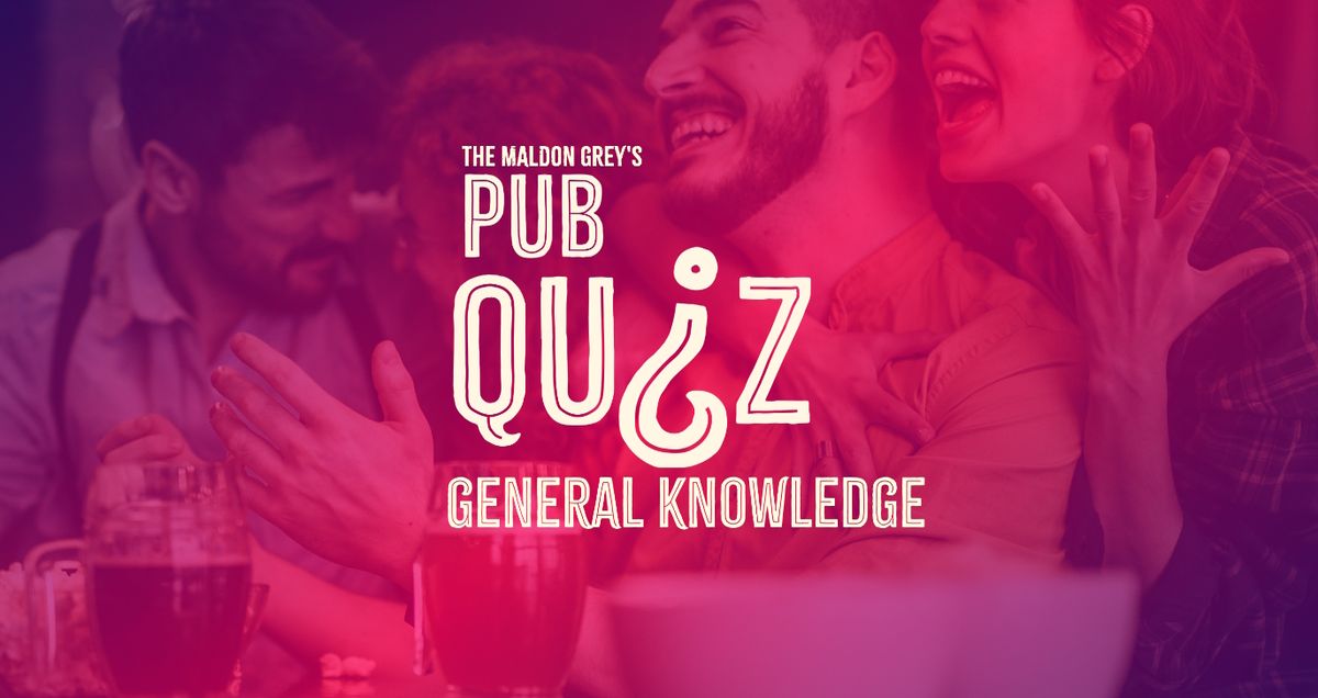 Pub Quiz - General Knowledge