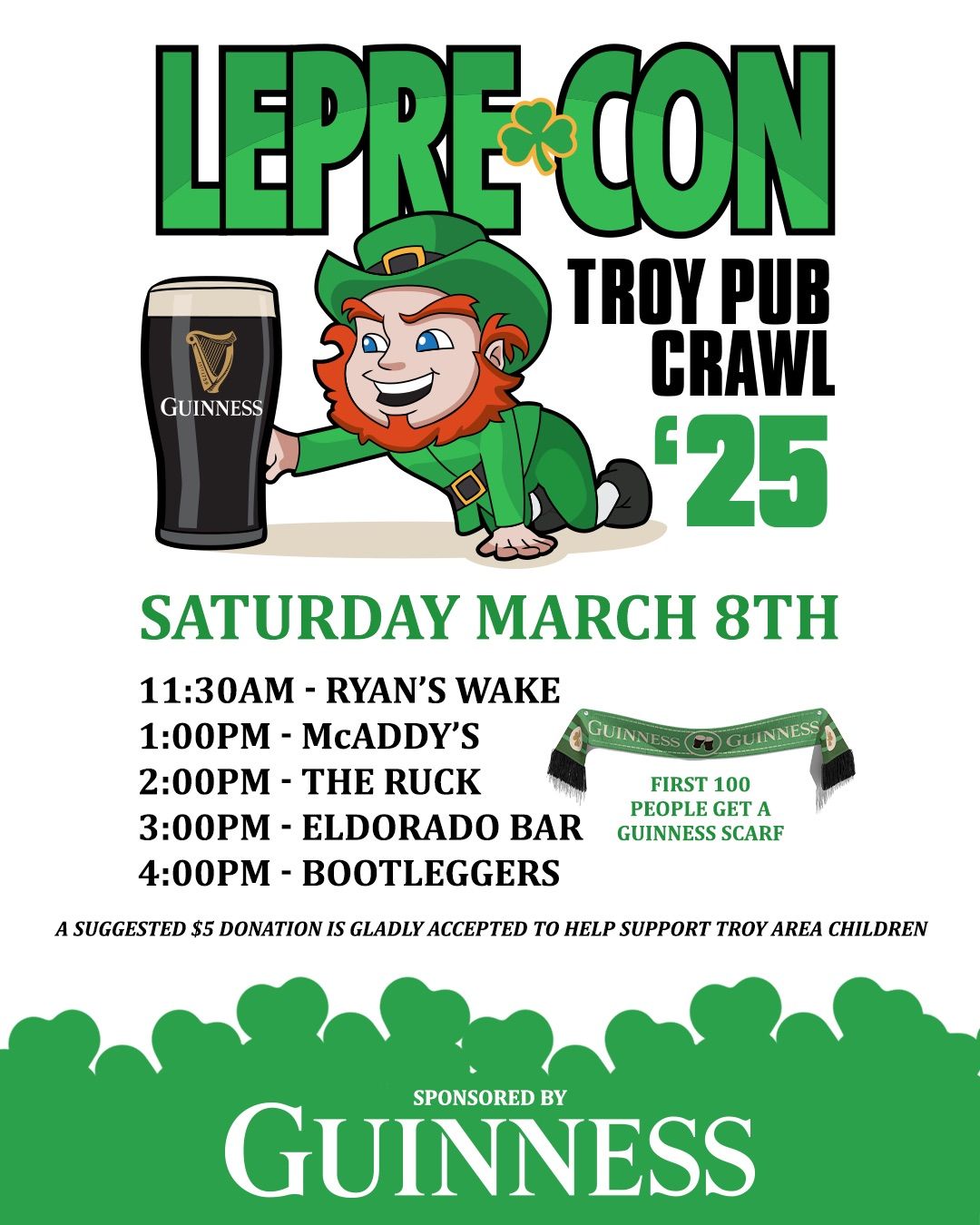 2025 Troy LEPRE\ud83c\udf40CON Pub Crawl