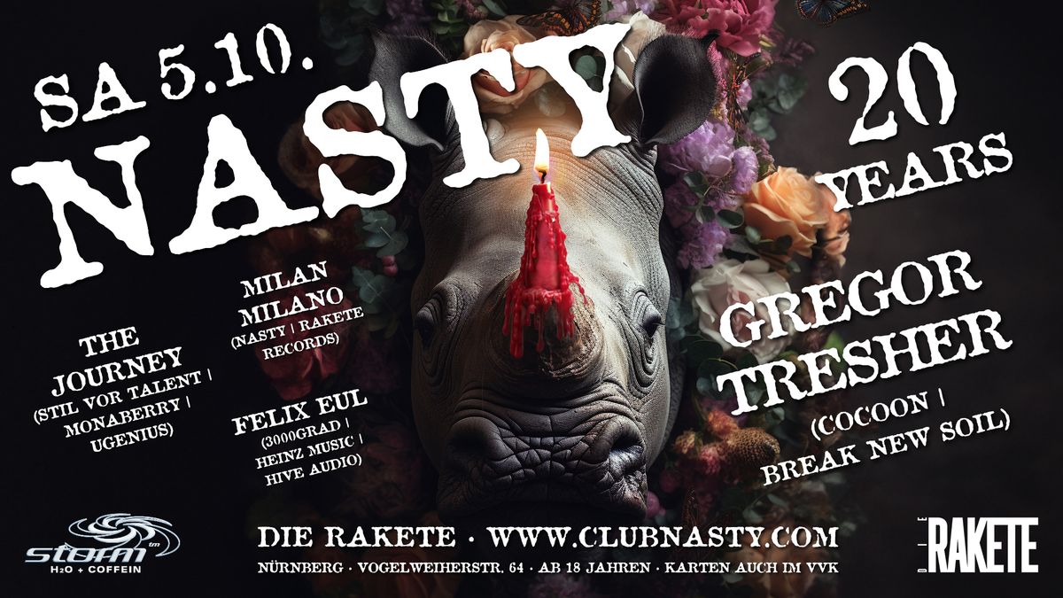 ? 20 Jahre NASTY pres. Gregor Tresher (Cocoon) ?