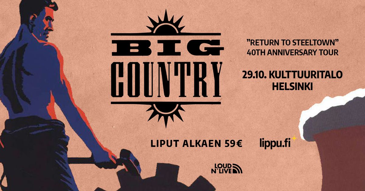 Big Country | Helsinki, Kulttuuritalo | 29.10.2024