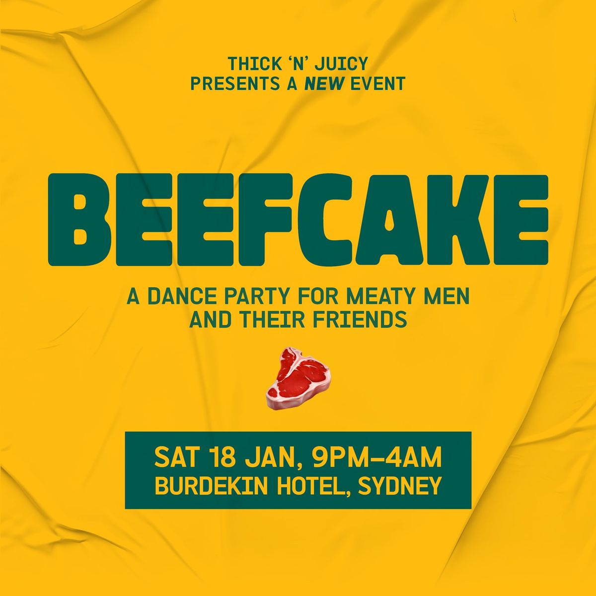 BEEFCAKE \ud83e\udd69 Sydney Launch