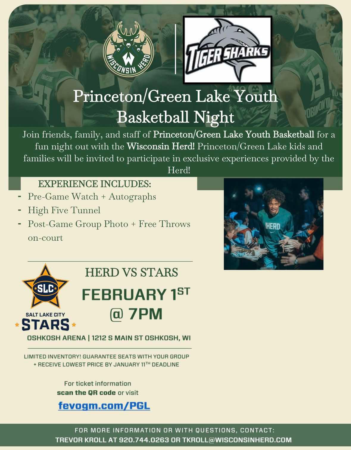 PGL Youth Basketball Night