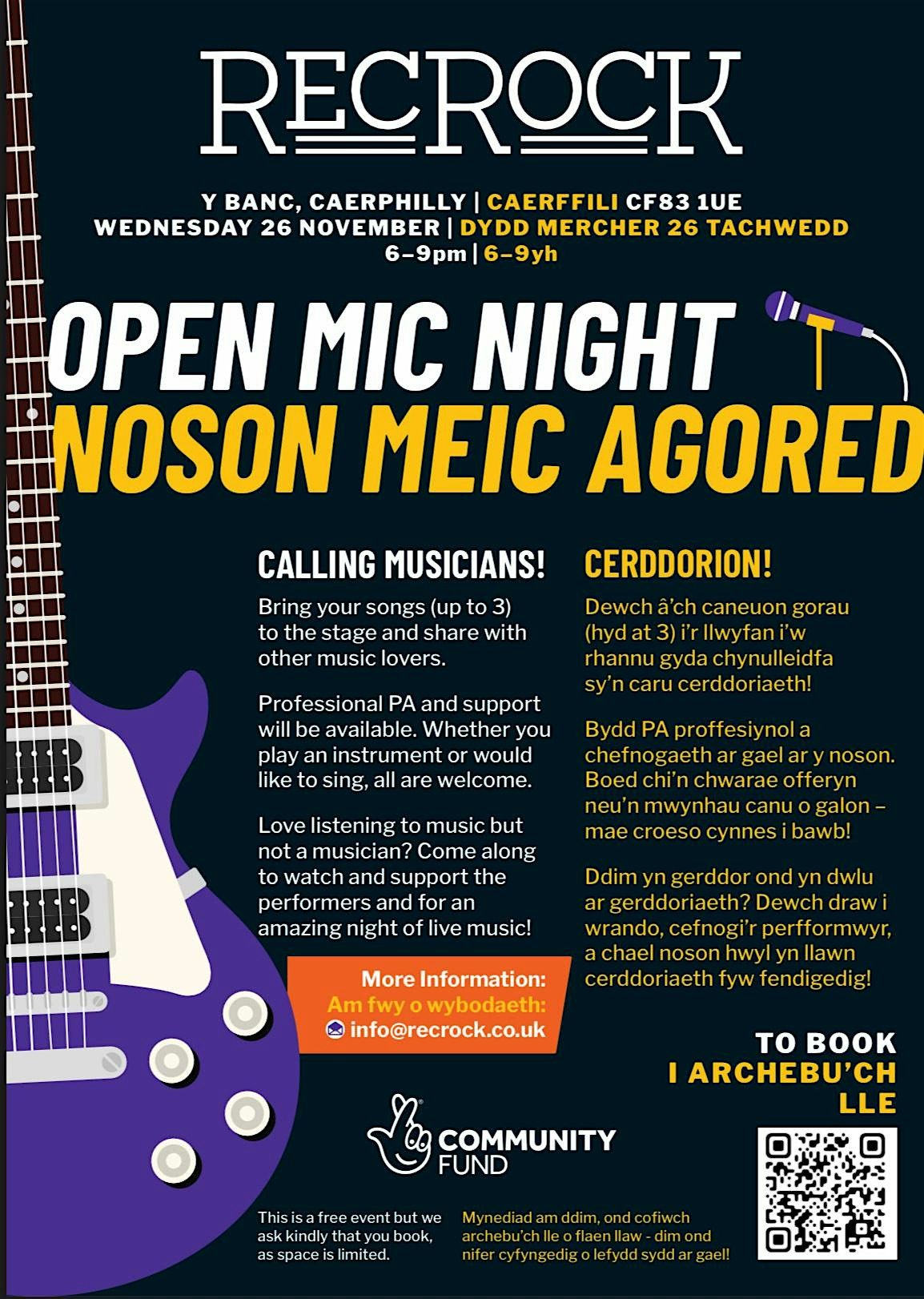 Open Mic Night with RecRock
