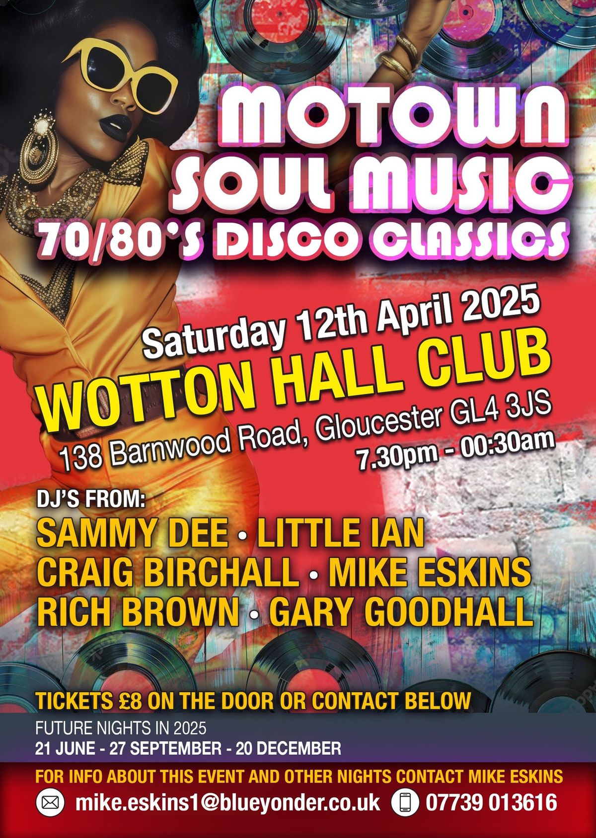 Motown, Soul Music + 70\/80s Disco Classics