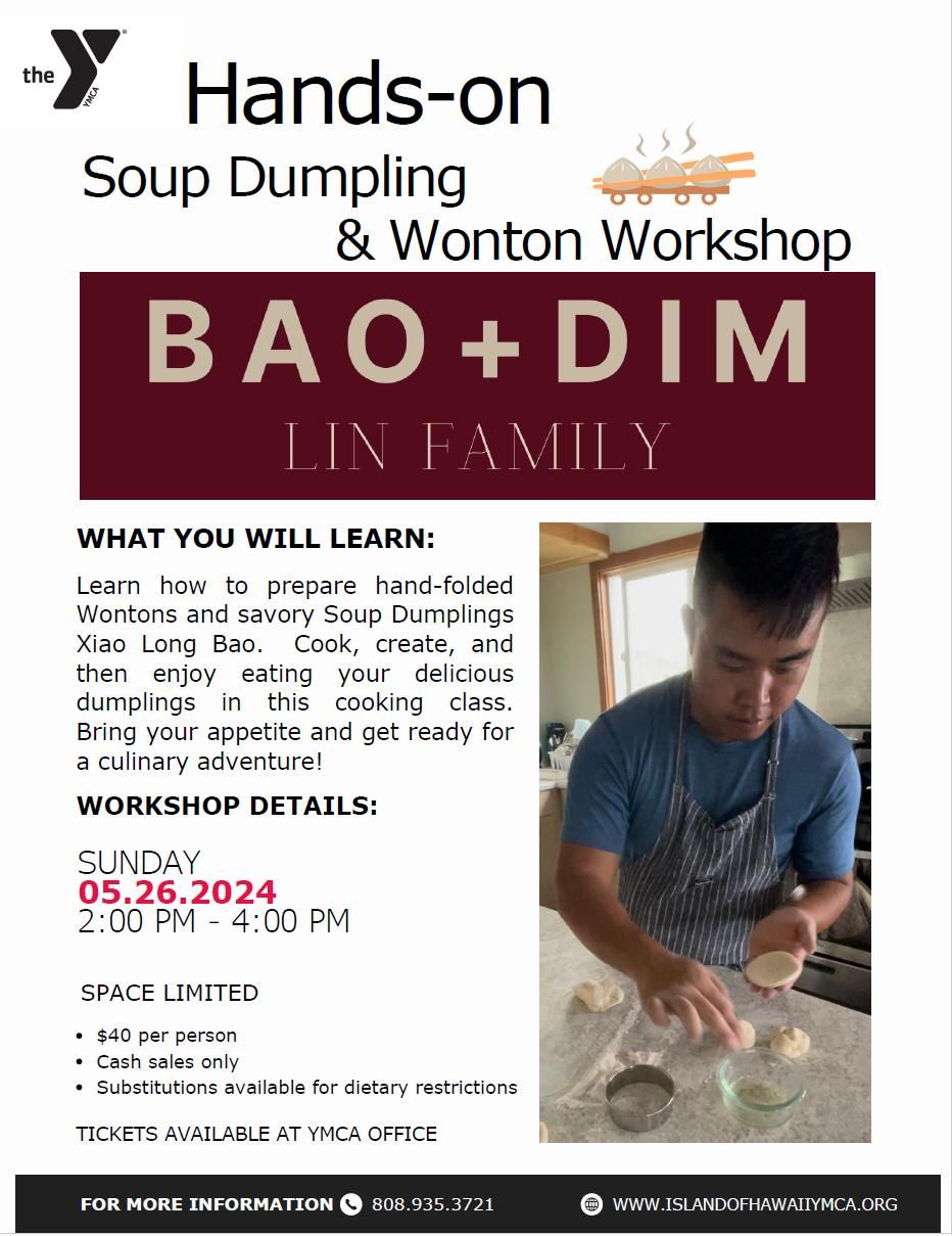 Hands-On Soup Dumpling & Wonton Workshop