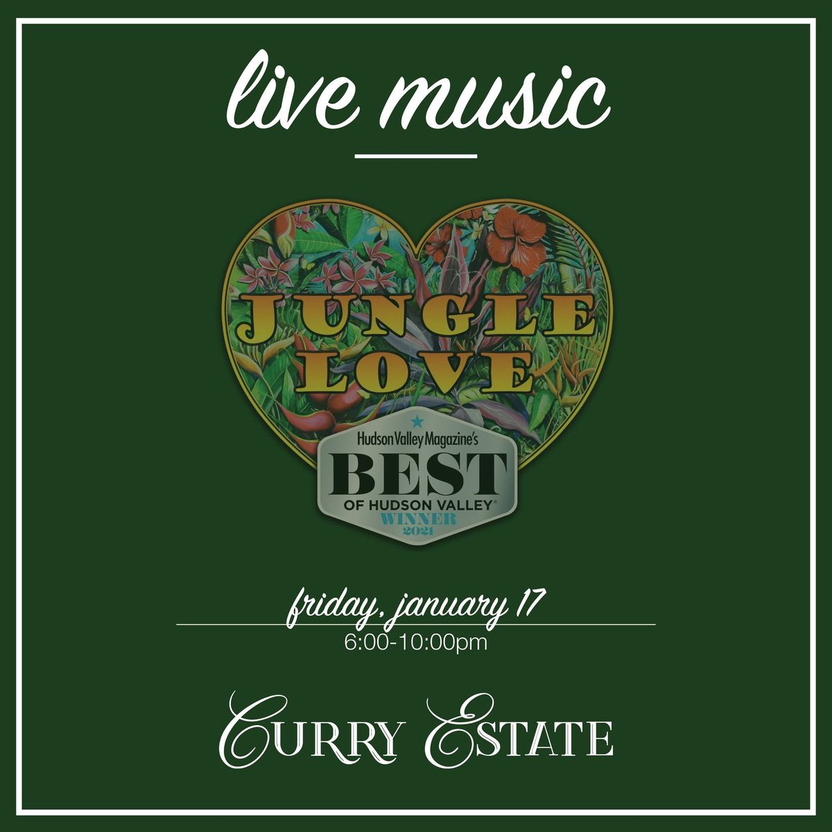 Jungle Love at Curry Estate