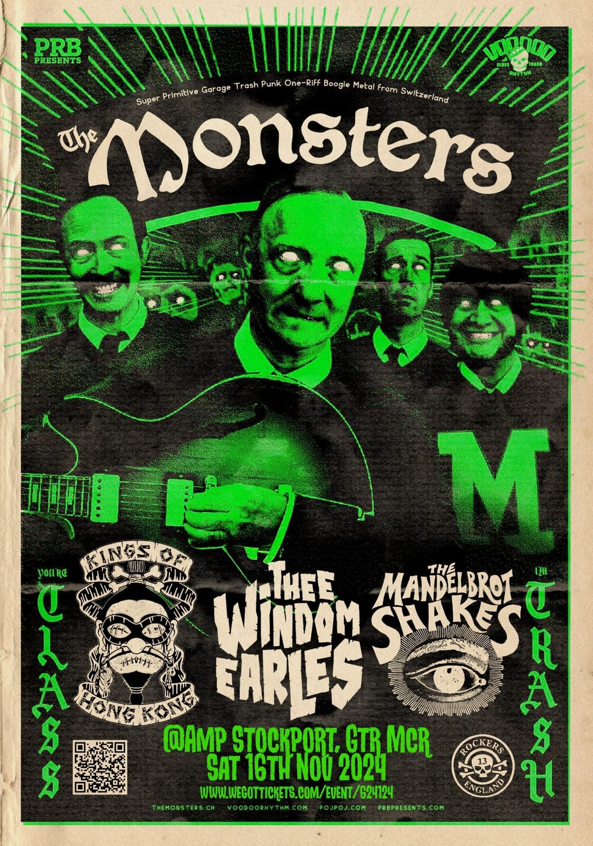 The Monsters + Support  Live @Amp Stockport Gtr Manchester 