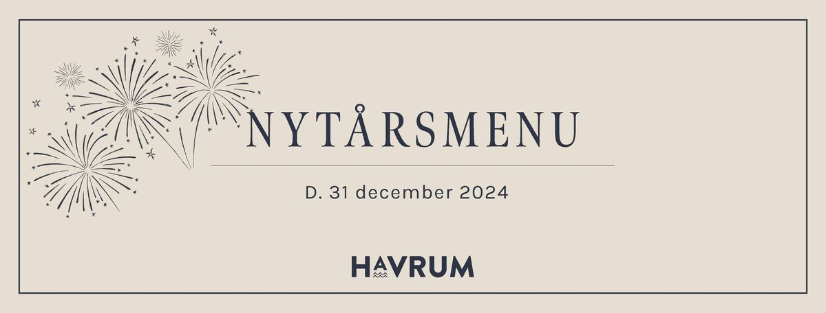 Nyt\u00e5rsmenu 2024 fra Havrum