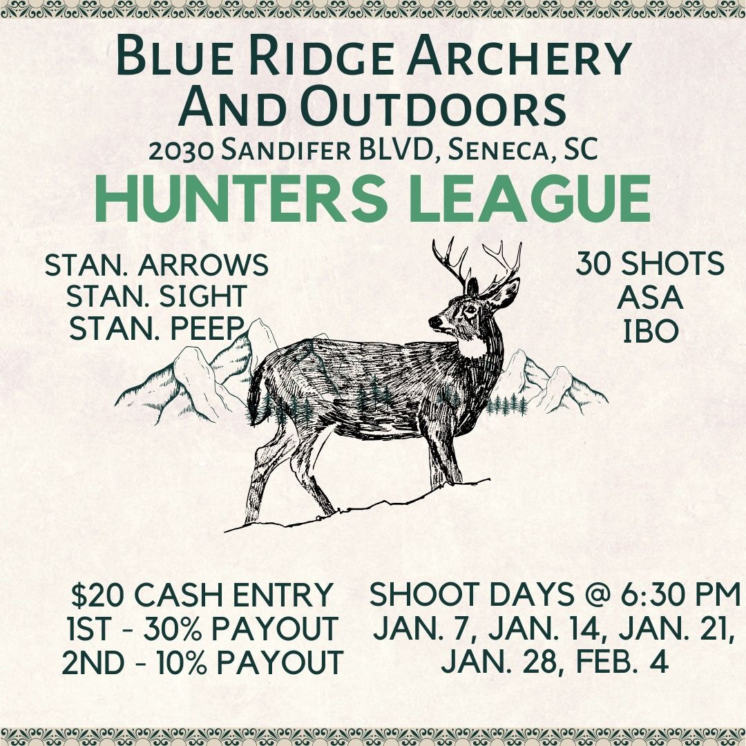 Hunt League at Blue Ridge Archery and Outdoors