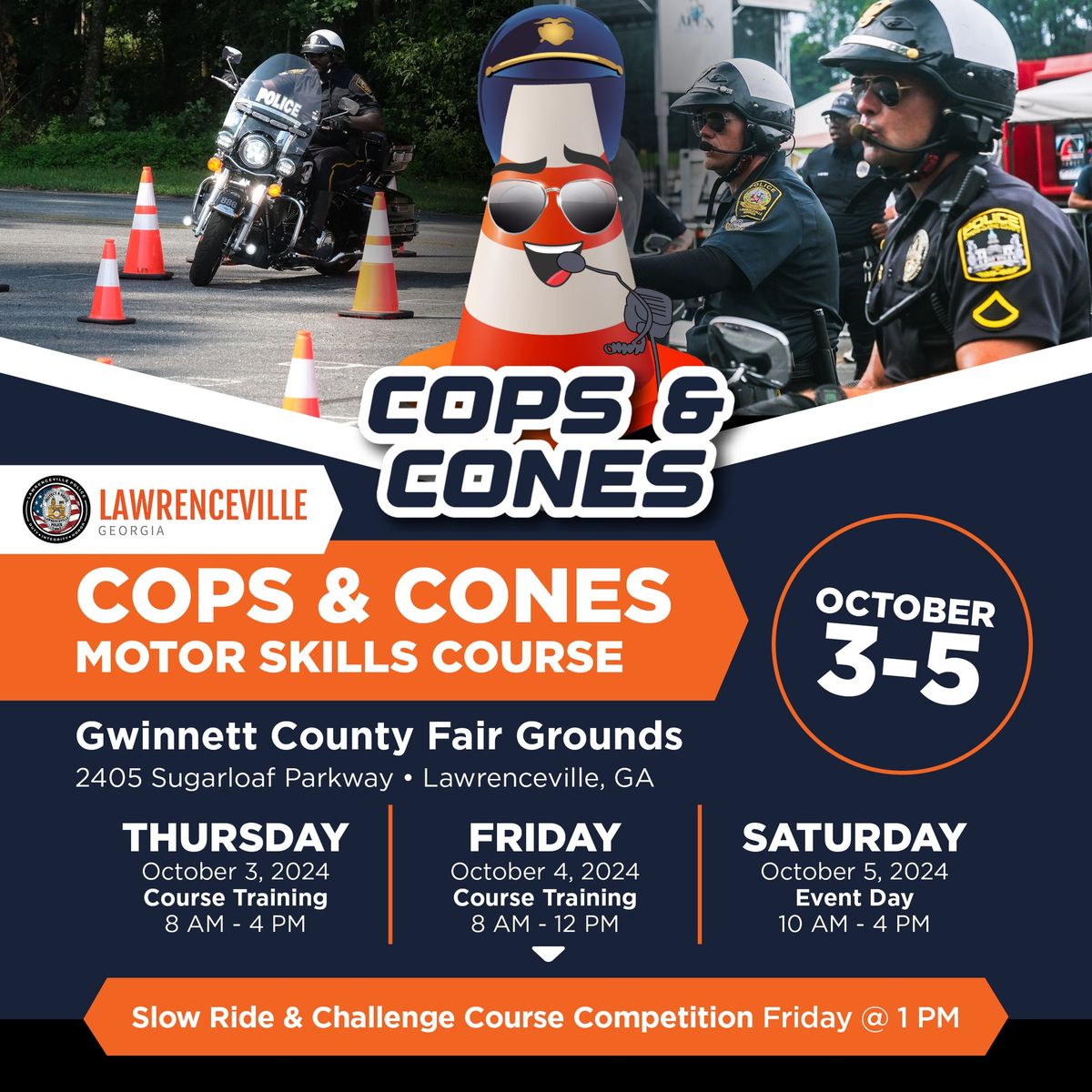 Cops & Cones Motor Training and Skills Course