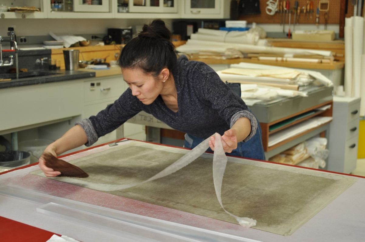 Conservation Cart Talk | Structure of a Chinese Hanging Scroll