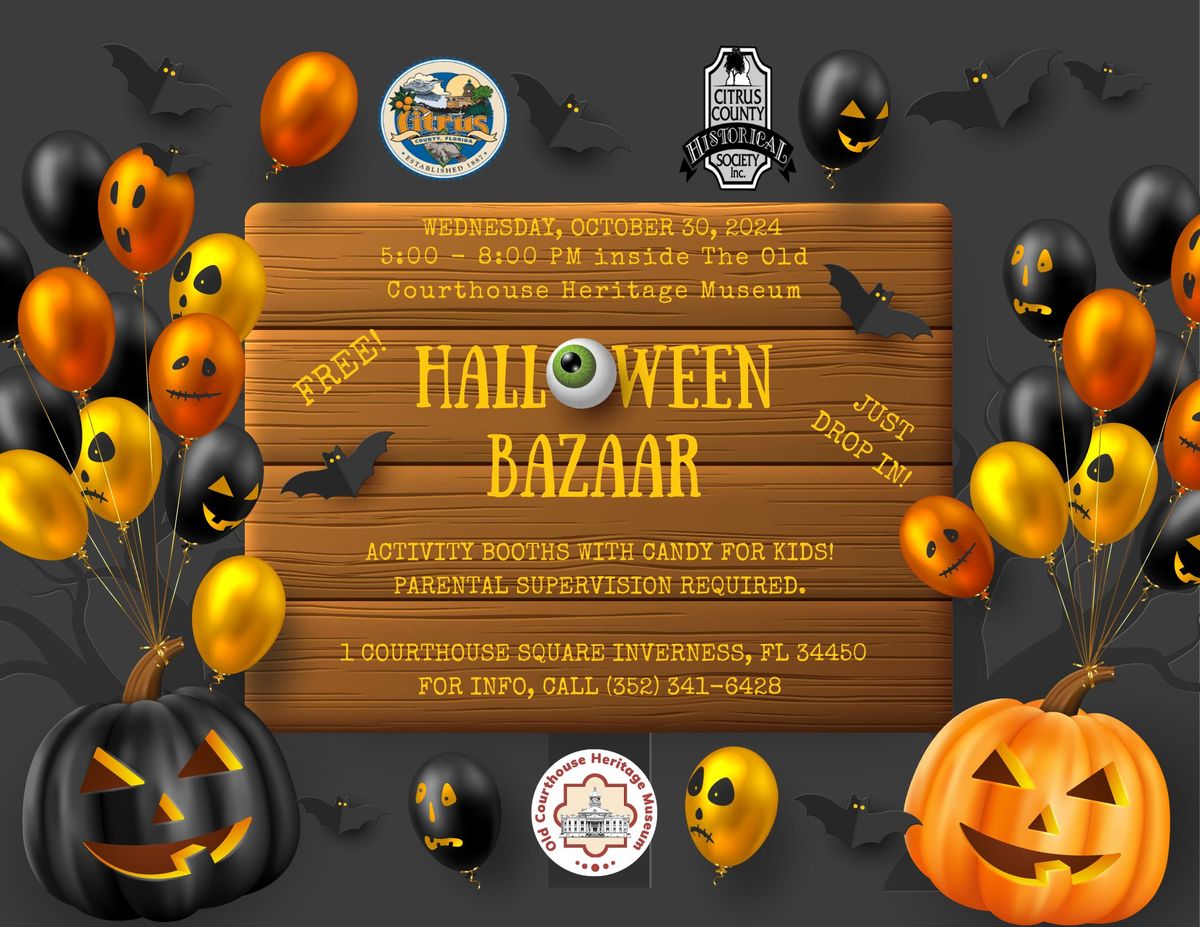 Free Halloween Bazaar for Kids