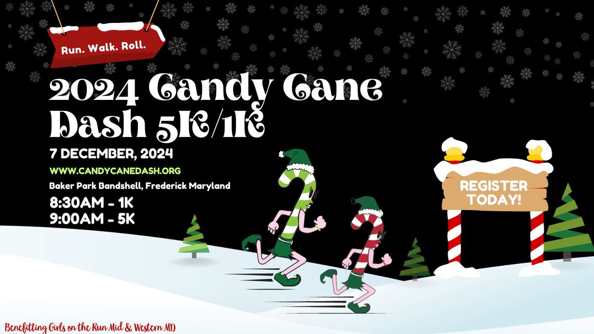 2024 Candy Cane Dash 5K\/1K (In-person or virtually!)