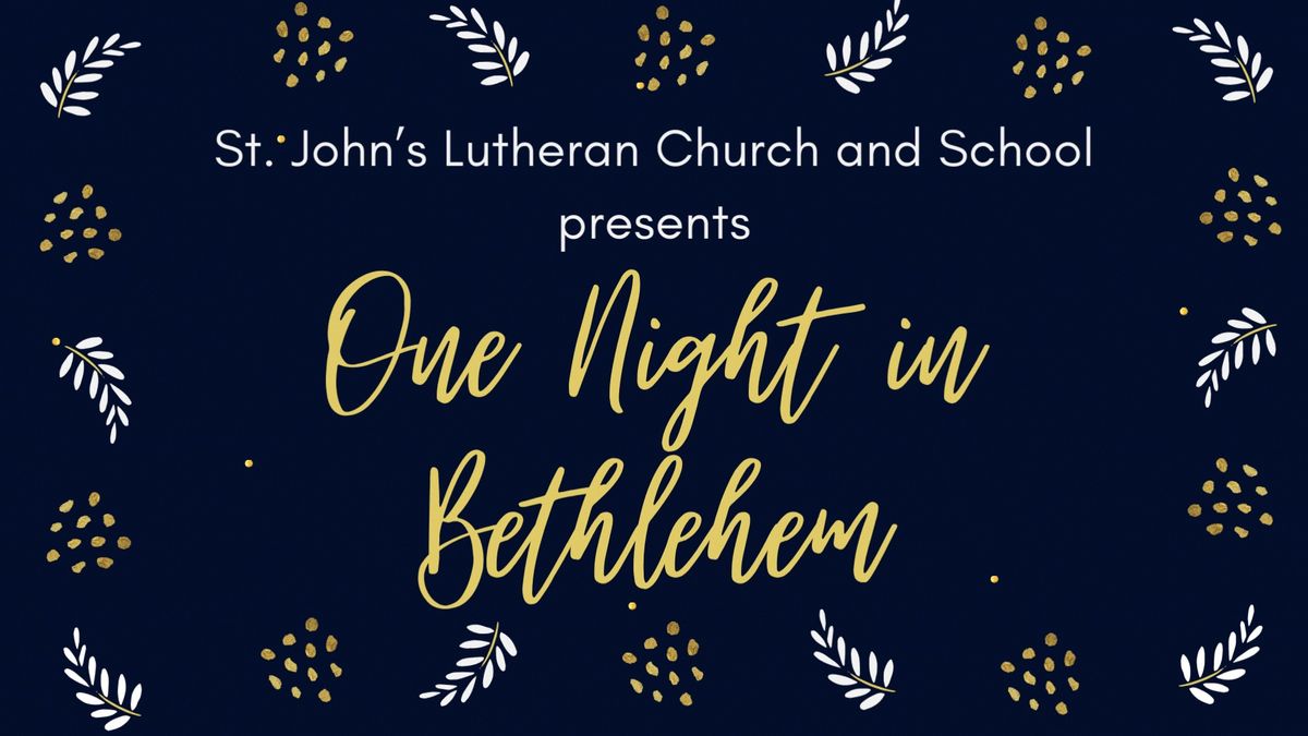 One Night in Bethlehem 