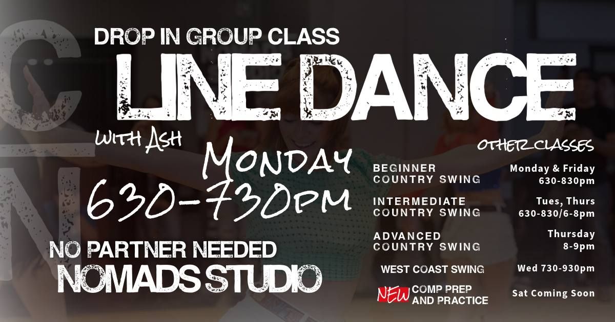 Line Dance Weekly Group Lessons with Ash