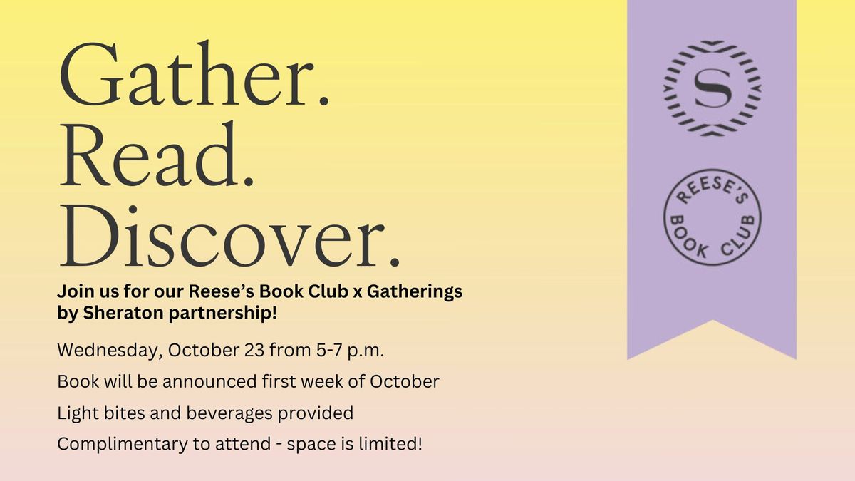 Reese's Book Club x Gatherings by Sheraton