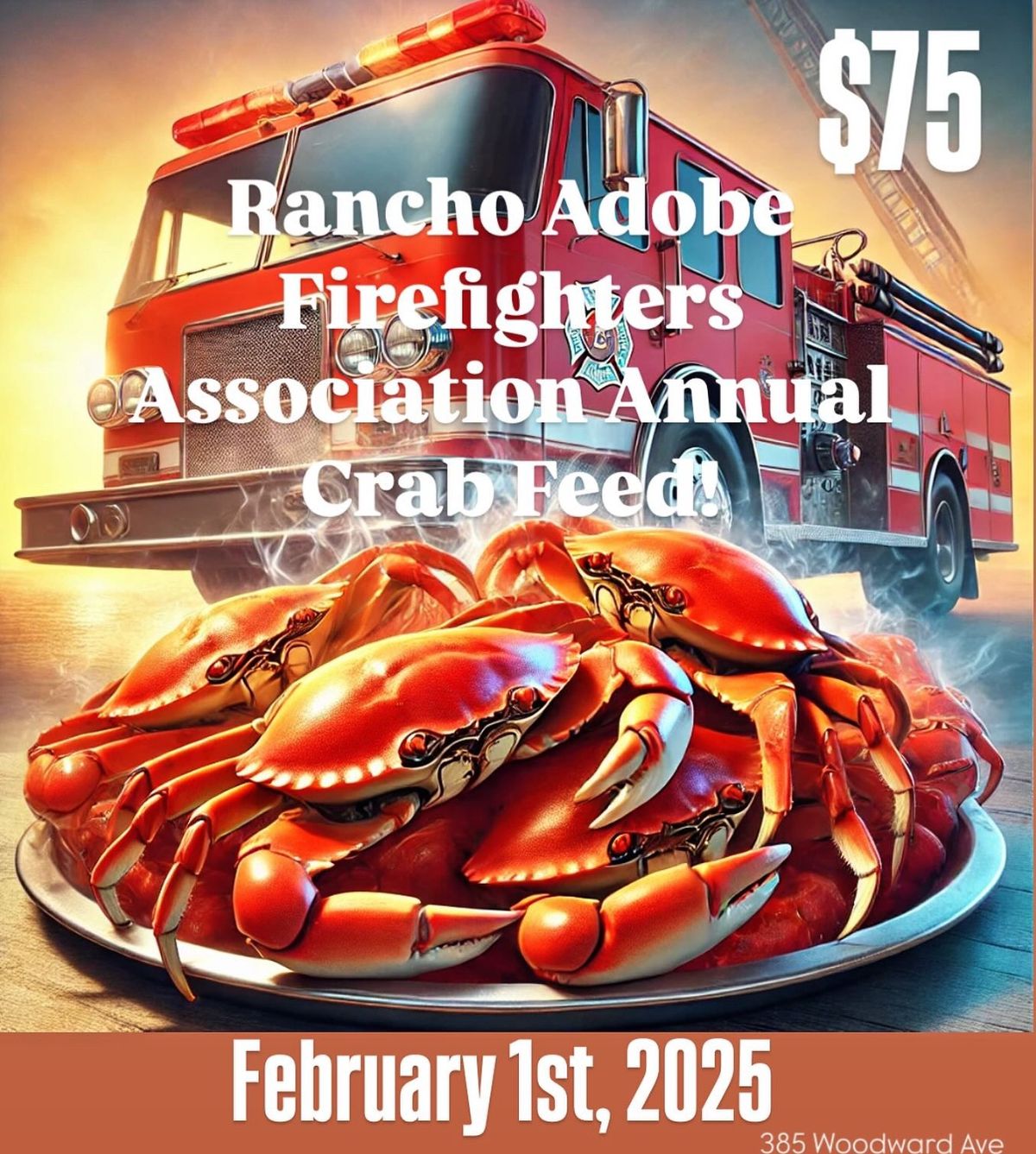 Rancho Adobe Firefighters Association Crab Feed